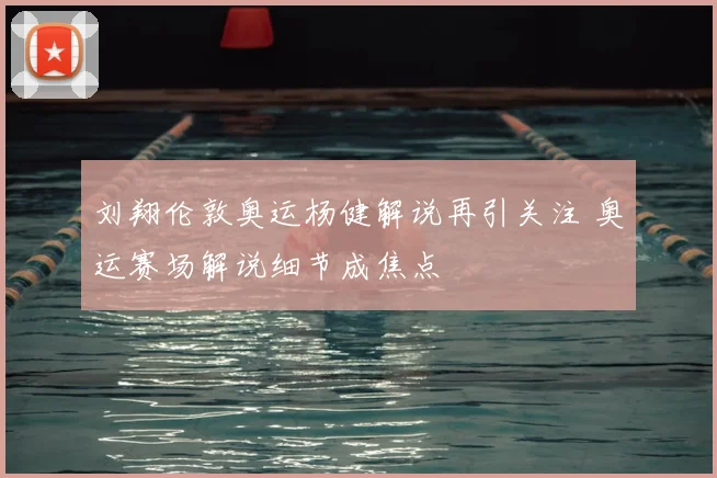 刘翔伦敦奥运杨健解说再引关注 奥运赛场解说细节成焦点
